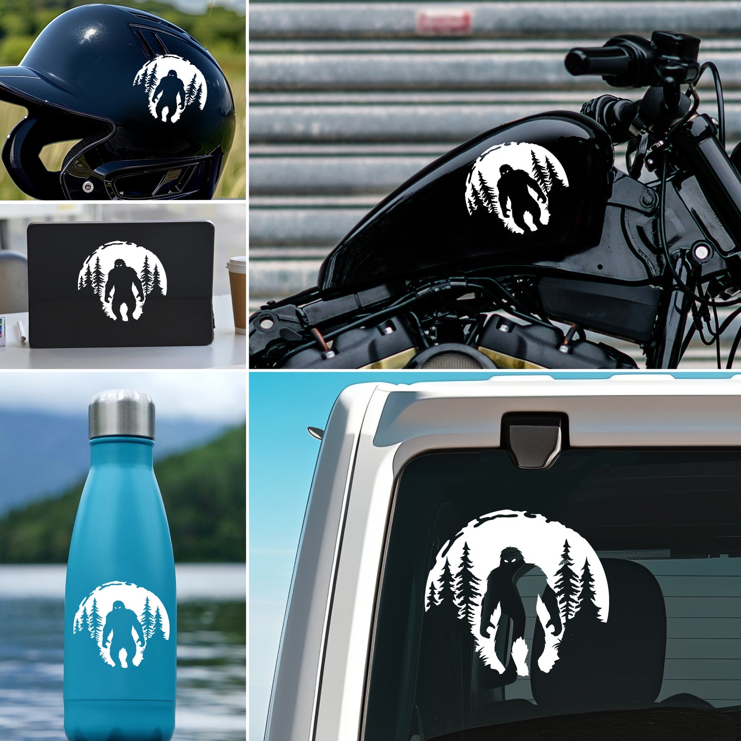 Bigfoot Cryptid Vinyl Decal
