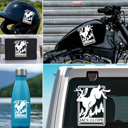 Jackalope Cryptid Vinyl Decal