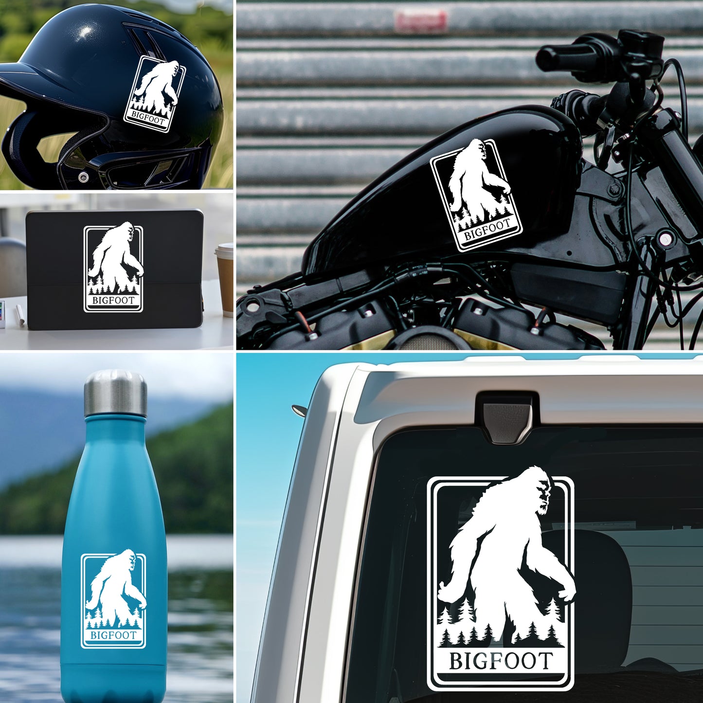 Bigfoot Cryptid Vinyl Decal