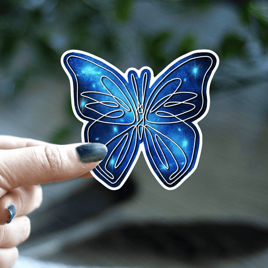 Galaxy Butterfly Sticker