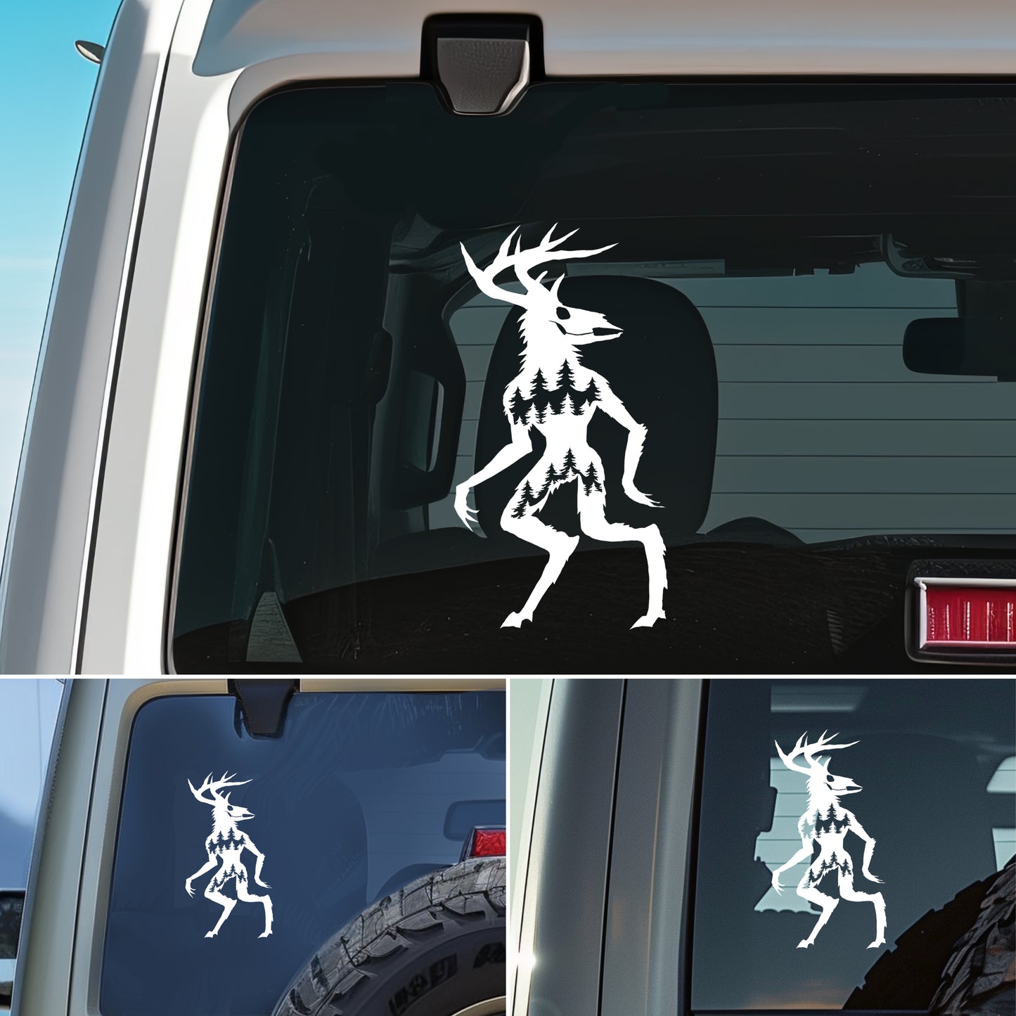 Wendigo Cryptid Vinyl Decal