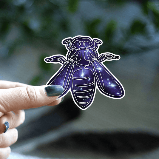 Galaxy Bee Sticker