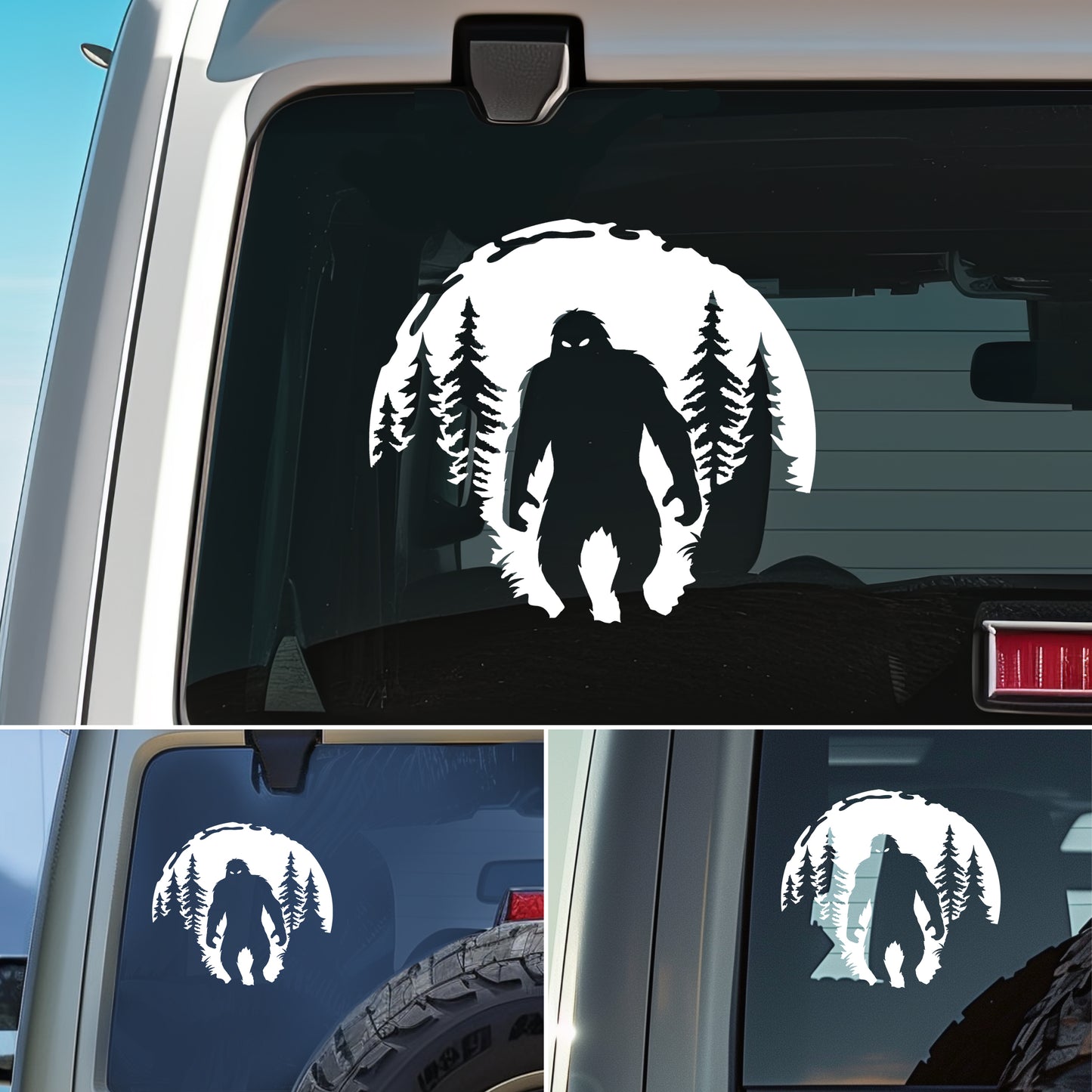 Bigfoot Cryptid Vinyl Decal