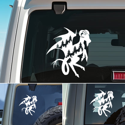 Jersey Devil Cryptid Vinyl Decal