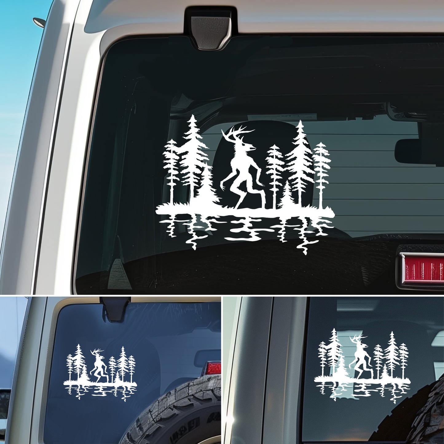Wendigo Cryptid Vinyl Decal