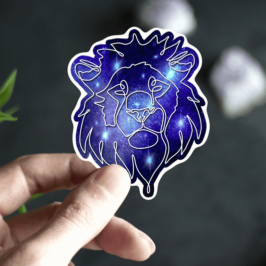 Galaxy Lion Sticker