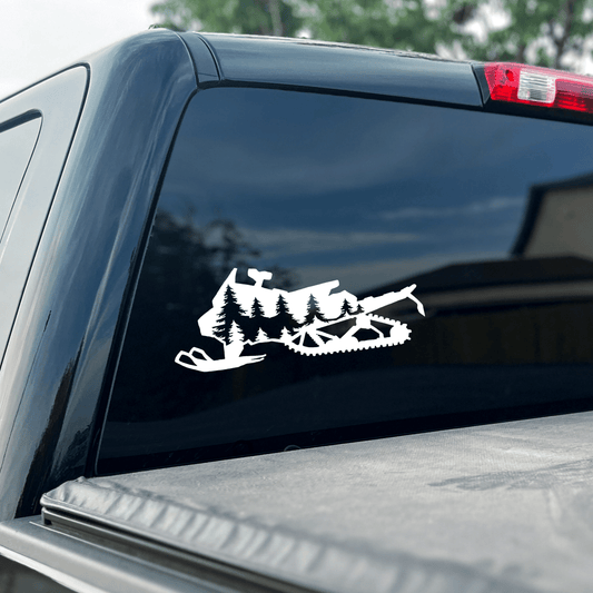 Snowmobile Vinyl Decal
