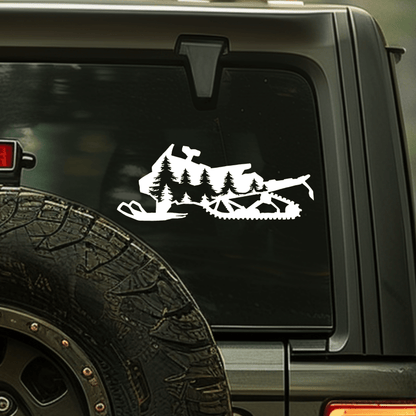 Snowmobile Vinyl Decal