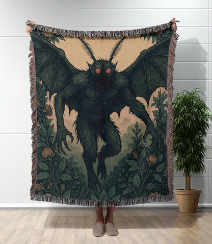 Mothman Woven Blanket