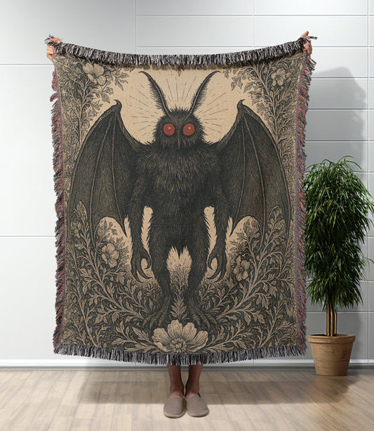 Mothman Woven Blanket