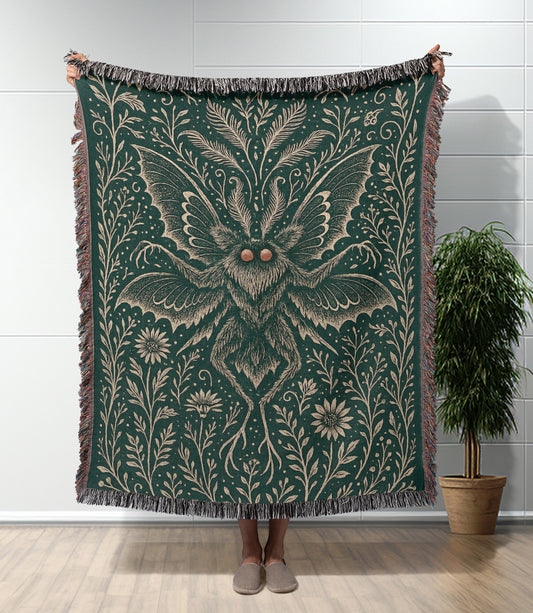 Mothman Woven Blanket