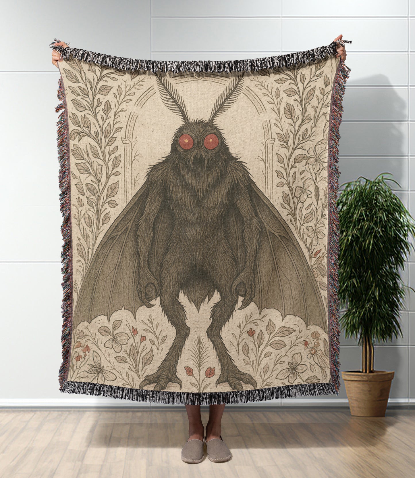 Mothman Woven Blanket