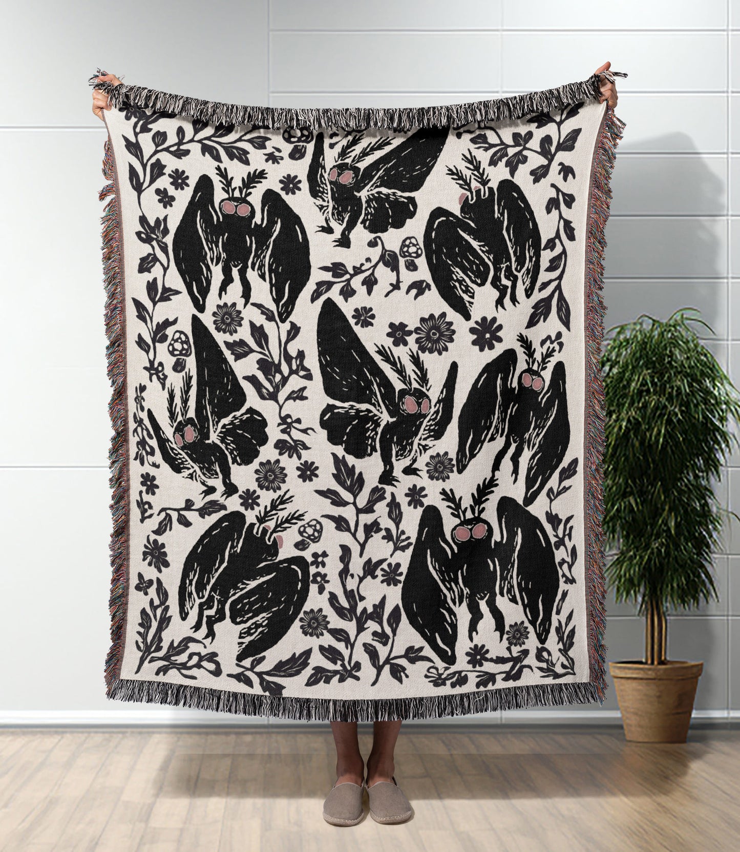 Mothman Woven Blanket