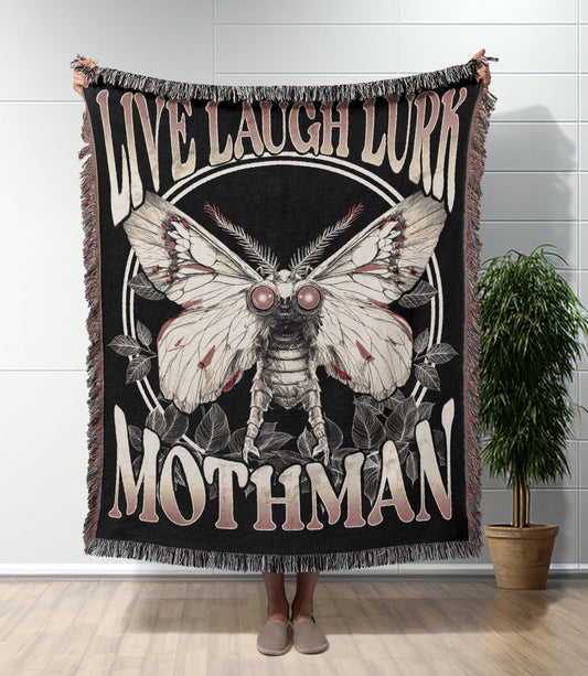 Mothman Woven Blanket