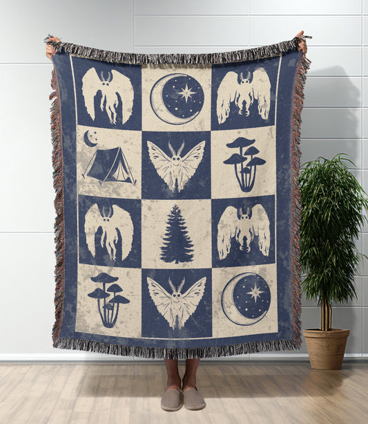 Mothman Woven Blanket