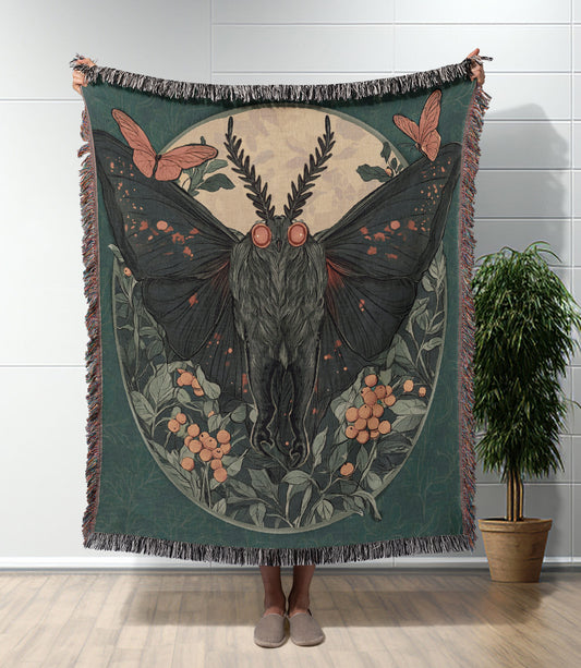 Mothman Woven Blanket