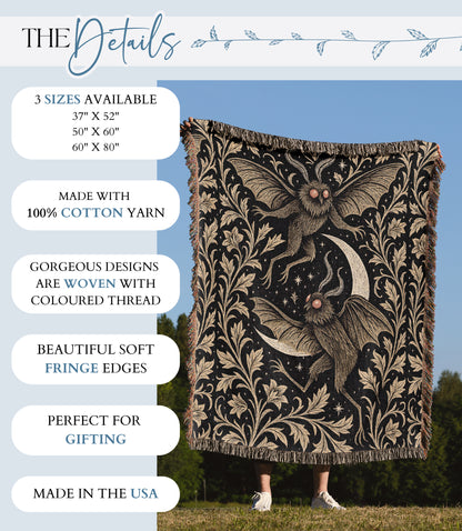 Mothman Woven Blanket