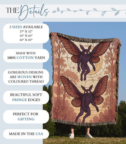 Mothman Woven Blanket