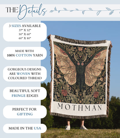 Mothman Woven Blanket