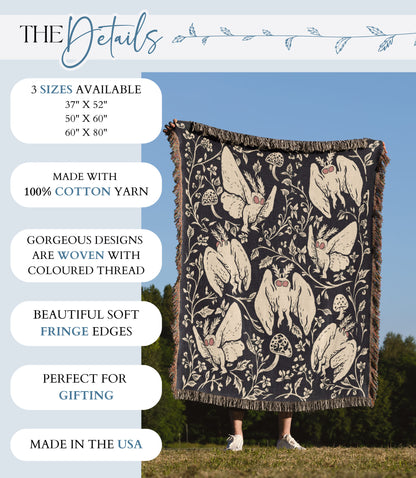 Mothman Woven Blanket