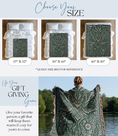 Mothman Woven Blanket