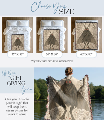 Mothman Woven Blanket