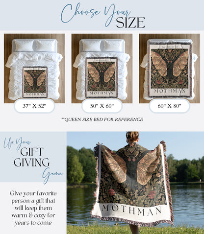 Mothman Woven Blanket