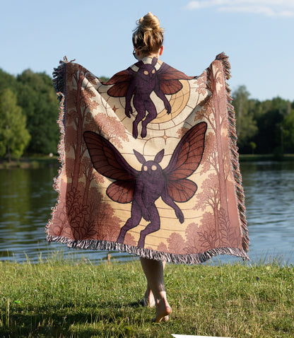 Mothman Woven Blanket