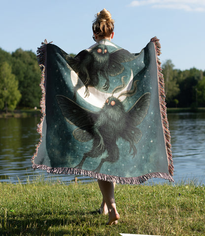 Mothman Woven Blanket