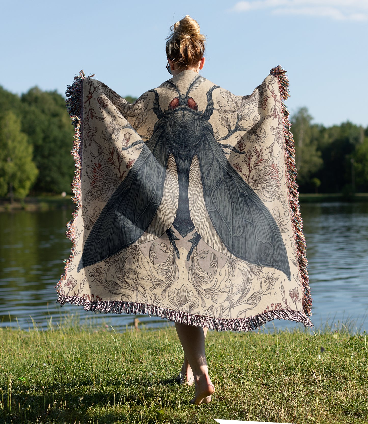 Mothman Woven Blanket