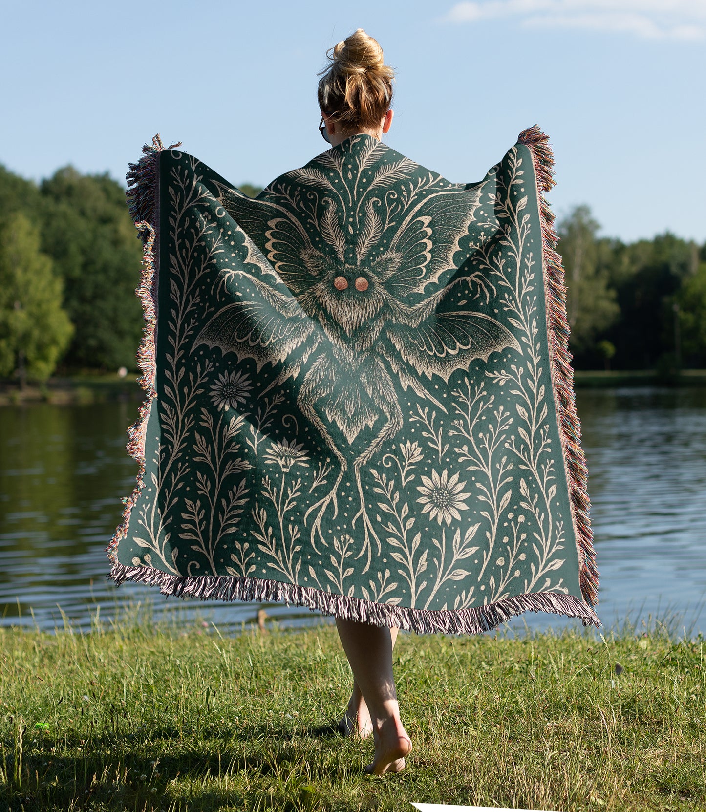Mothman Woven Blanket