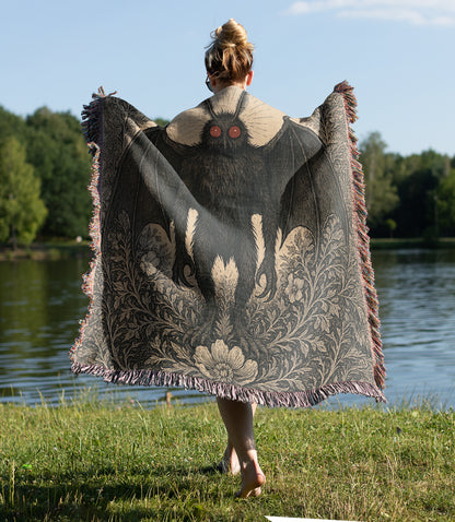 Mothman Woven Blanket