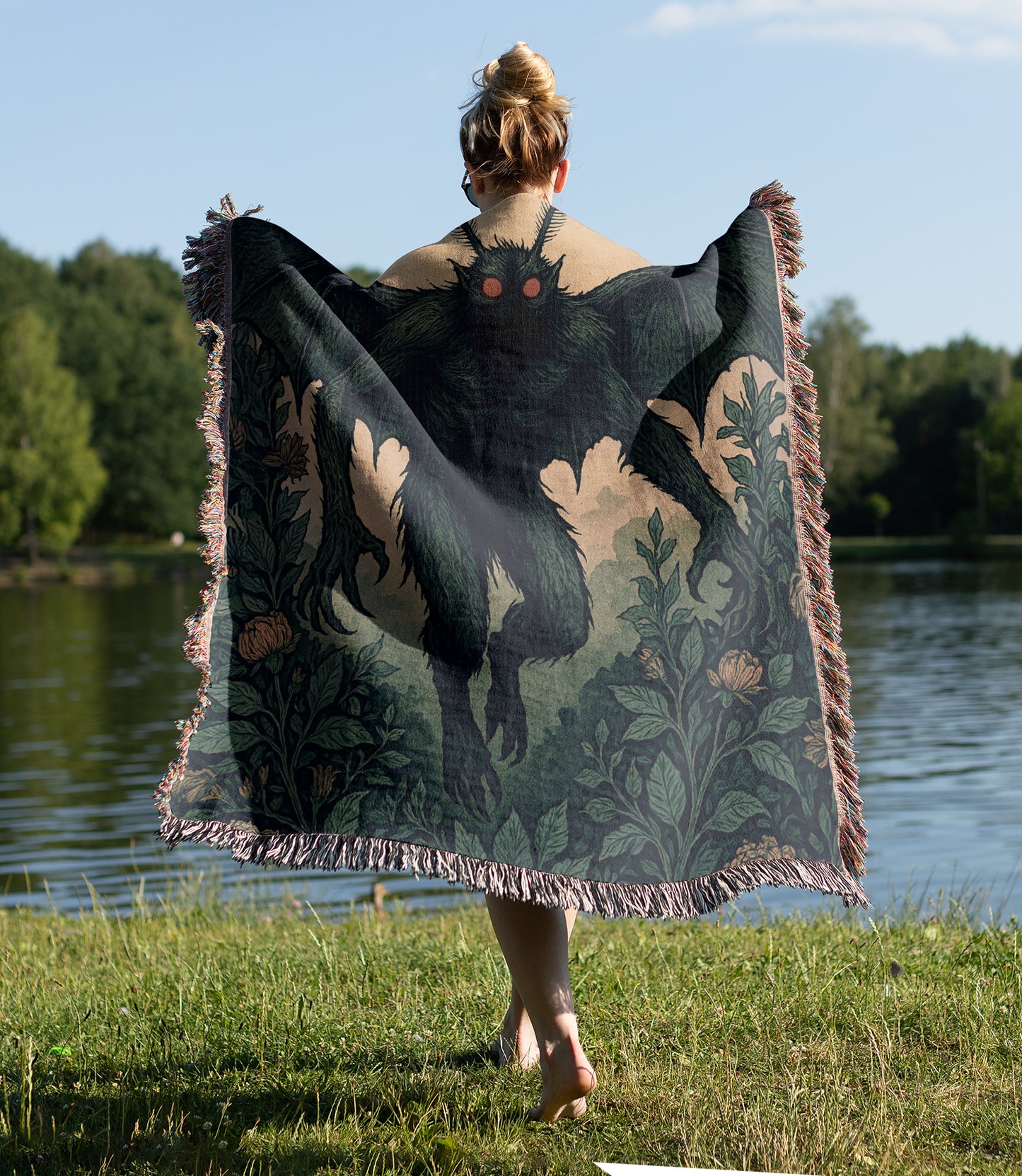 Mothman Woven Blanket