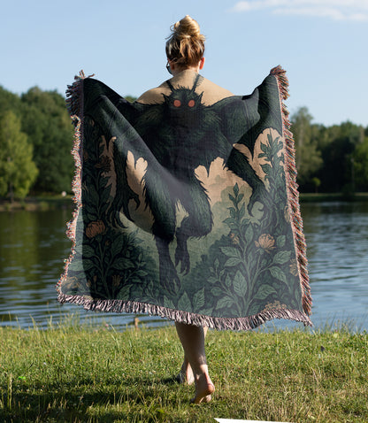 Mothman Woven Blanket