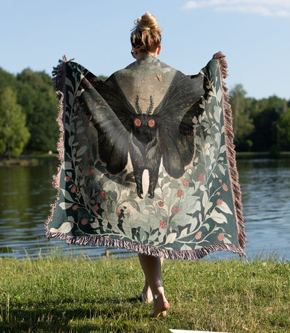 Mothman Woven Blanket