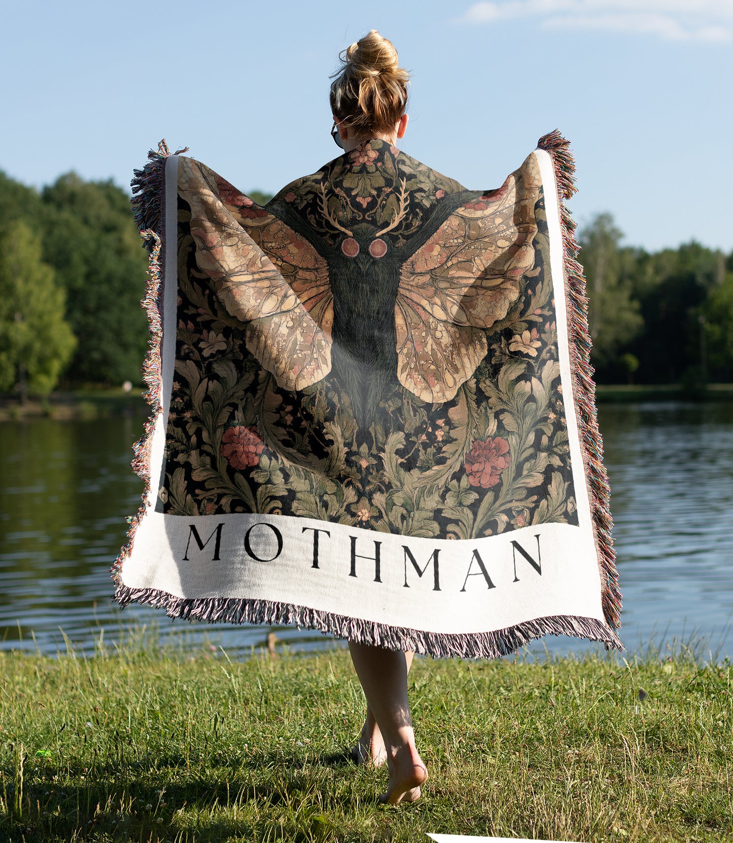Mothman Woven Blanket