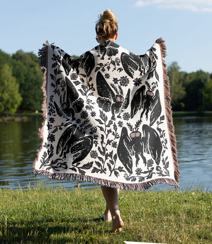 Mothman Woven Blanket