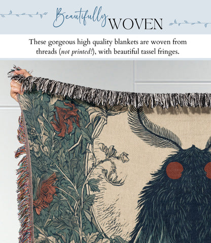 Mothman Woven Blanket