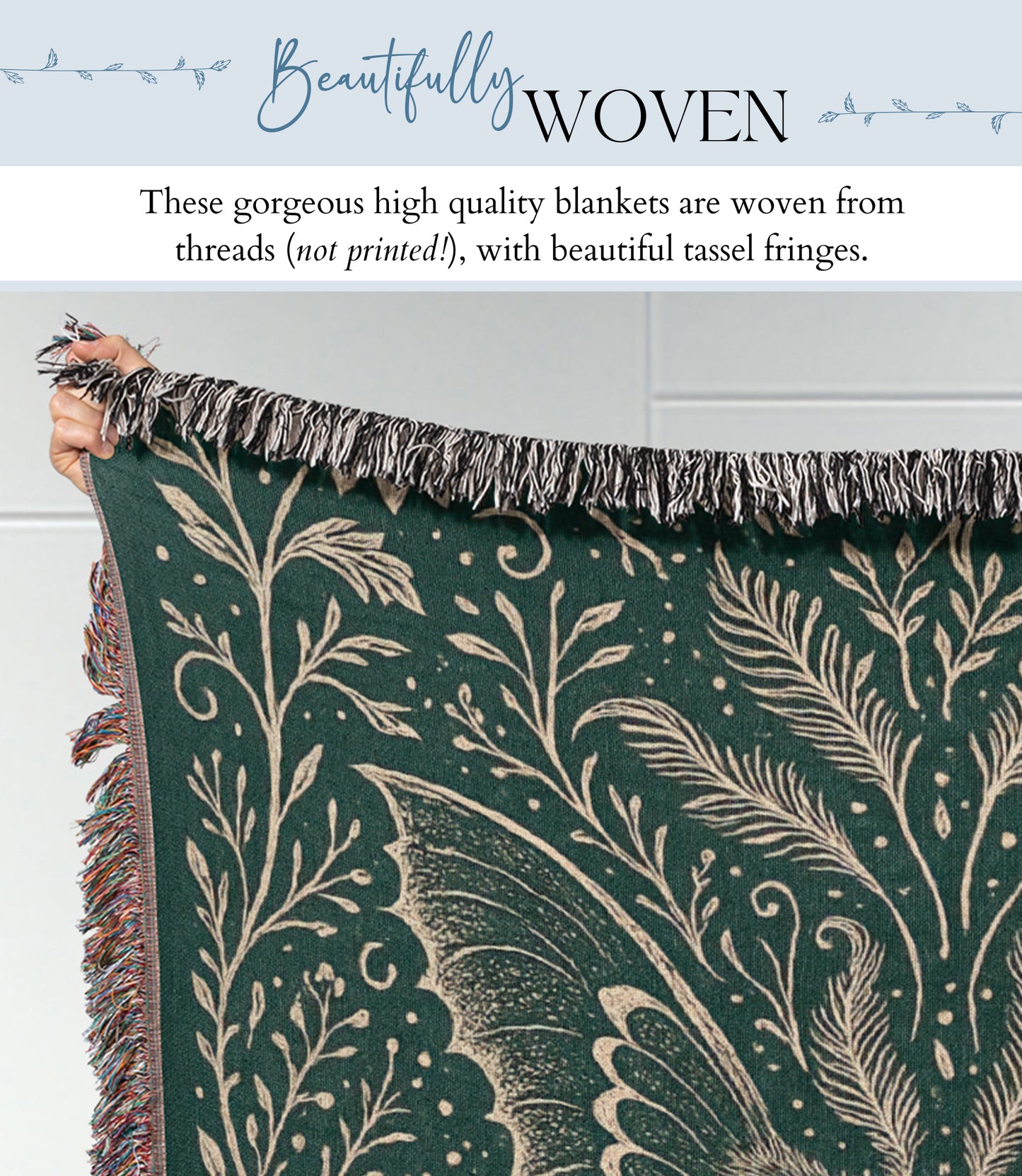 Mothman Woven Blanket