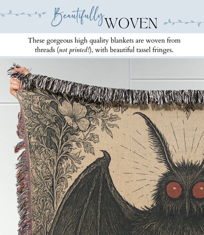 Mothman Woven Blanket