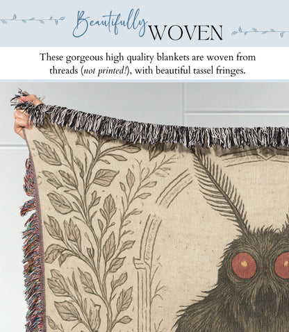 Mothman Woven Blanket