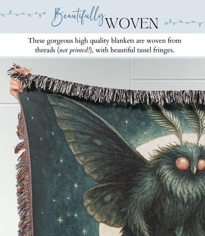 Mothman Woven Blanket
