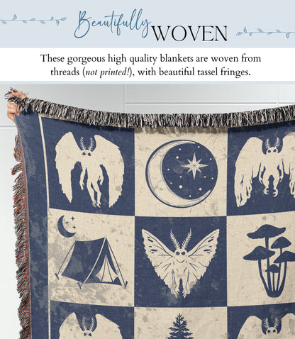 Mothman Woven Blanket