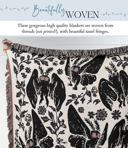 Mothman Woven Blanket