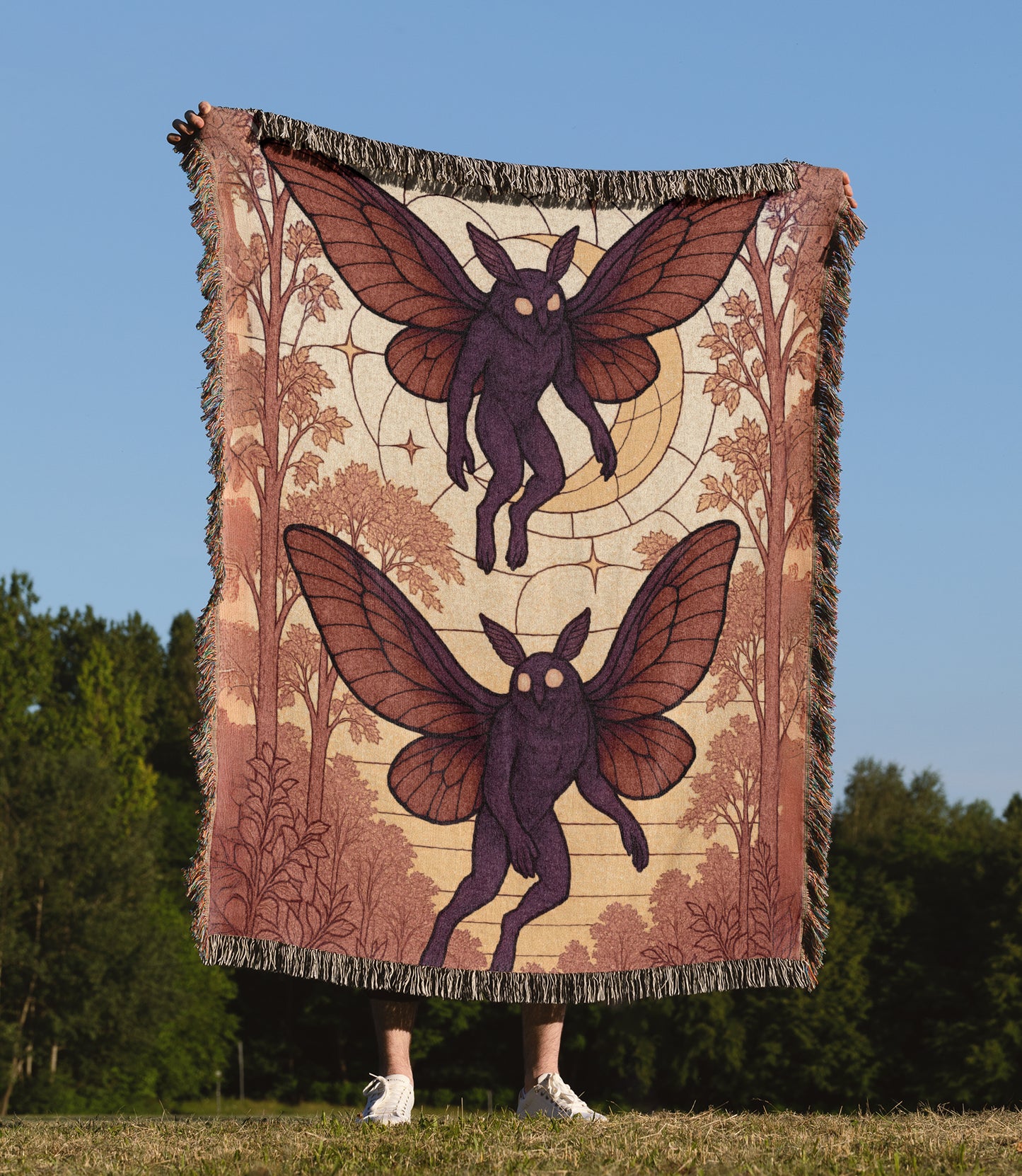 Mothman Woven Blanket