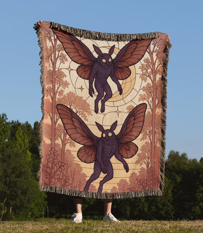 Mothman Woven Blanket