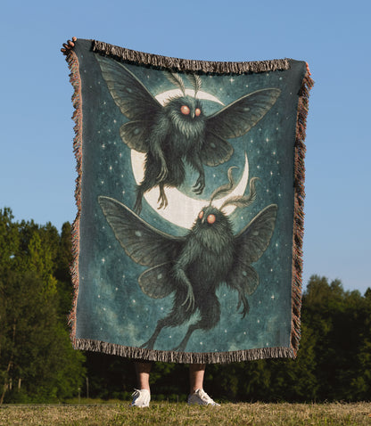 Mothman Woven Blanket