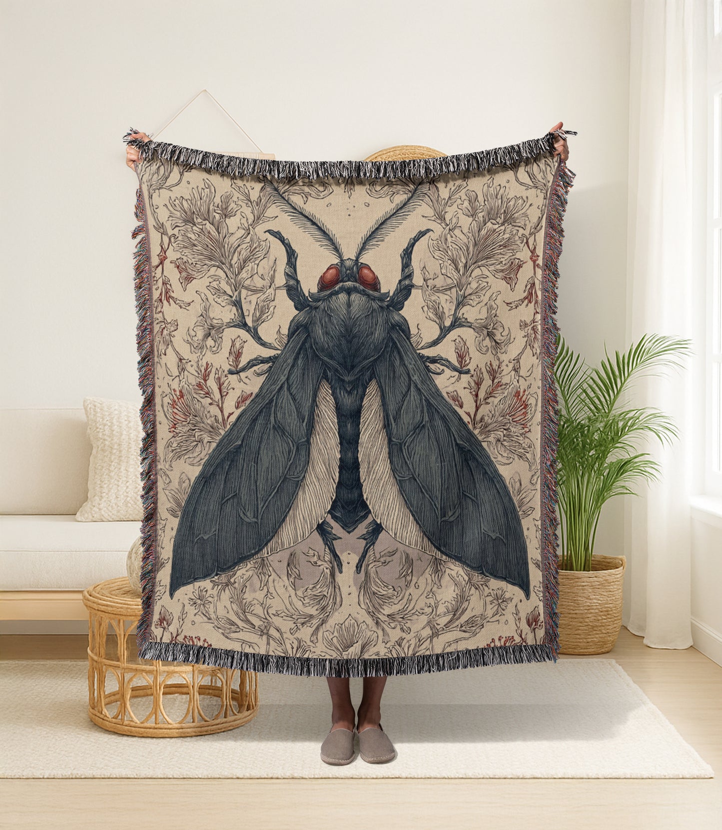 Mothman Woven Blanket