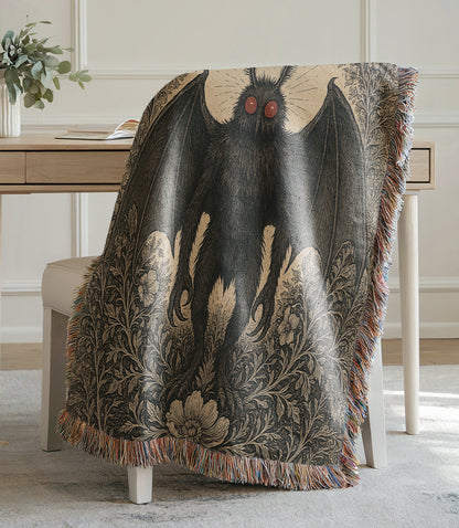 Mothman Woven Blanket