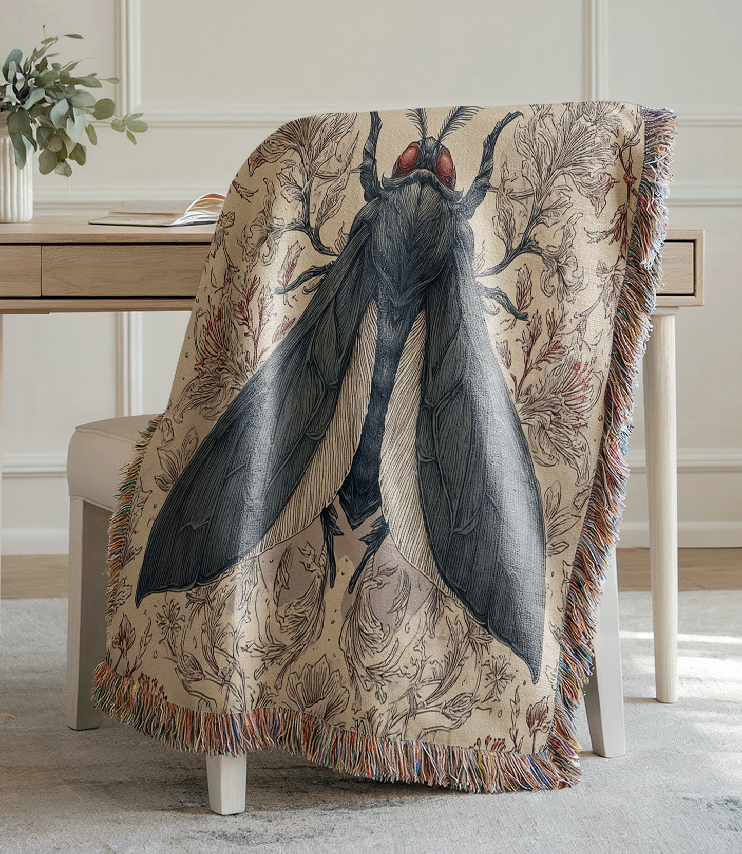 Mothman Woven Blanket